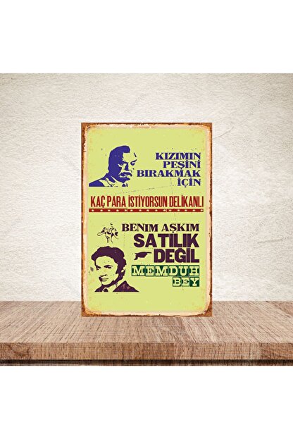 Otantik Hediyelik Ahsap Ozlu Sozler Poster 20x30 Cm Trendyol