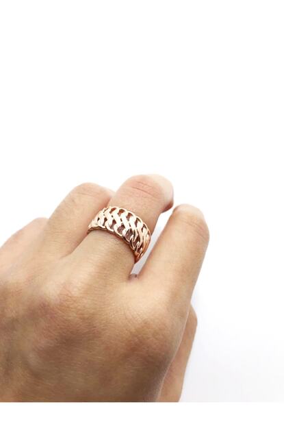 Silverster Collection Gumus Kalin Sarmal Yuzuk Trendyol