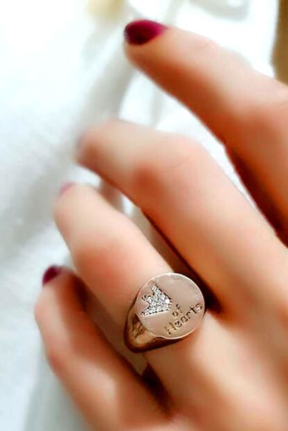 Oseshop 925 Ayar Gumus Rose Ayarlanabilir Sovalye Yuzuk Trendyol