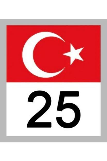 apex 25 erzurum turk bayragi ve plaka kodu on cam sticker yapistirma fiyati yorumlari trendyol