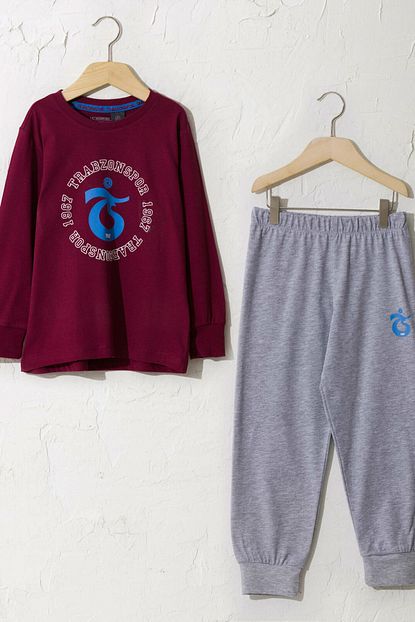 Lc Waikiki Trabzonspor Erkek Cocuk Bordo Hrf Pijama Takimi Trendyol