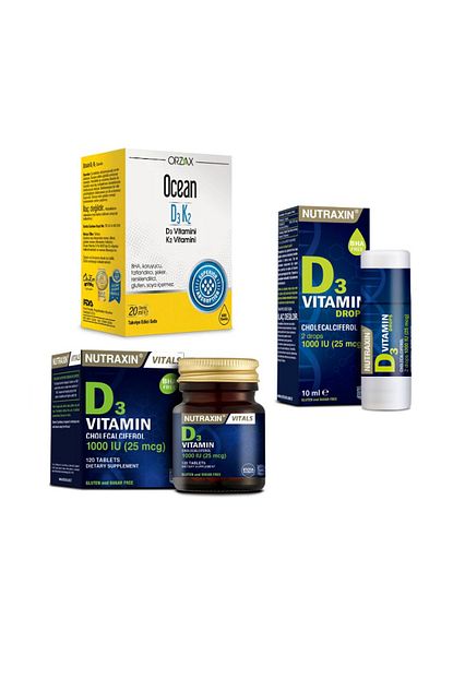 nutraxin d3 vitamini 10 ml damla ocean