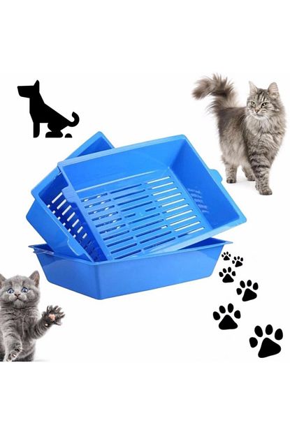 Decotown 3 Asamali Elekli Cok Kolay Temizlenen Acik Kedi Tuvaleti Kutusu Trendyol