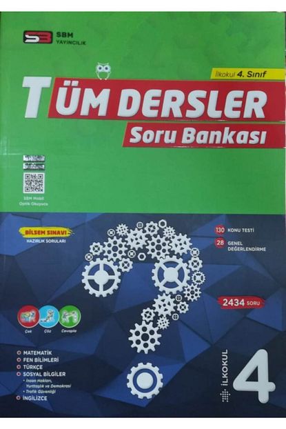 Sbm Yayincilik Soru Bankasi Merkezi 4 Sinif Tum Dersler Soru Bankasi Trendyol