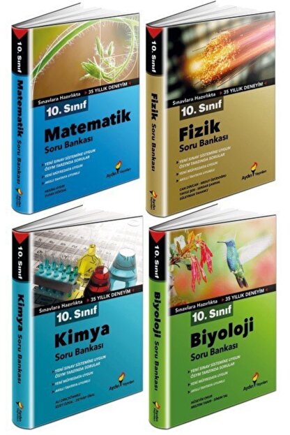 Aydin Yayinlari 2021 10 Sinif Sayisal Soru Bankasi Set Trendyol