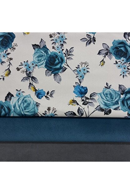 Evimstil Mavi Cicekli Tay Tuyu Kumas Kombin Secenegiyle Fiyati Yorumlari Trendyol