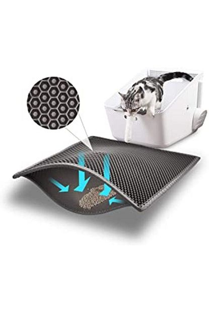 Nerotex Elekli Kedi Kopek Icin Tuvalet Onu Paspasi Kedi Kumu Paspasi Delikli 60x40 Cm Olculerinde Trendyol