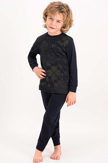 Arnetta Shamrock Haki Erkek Cocuk Pijama Takimi Trendyol