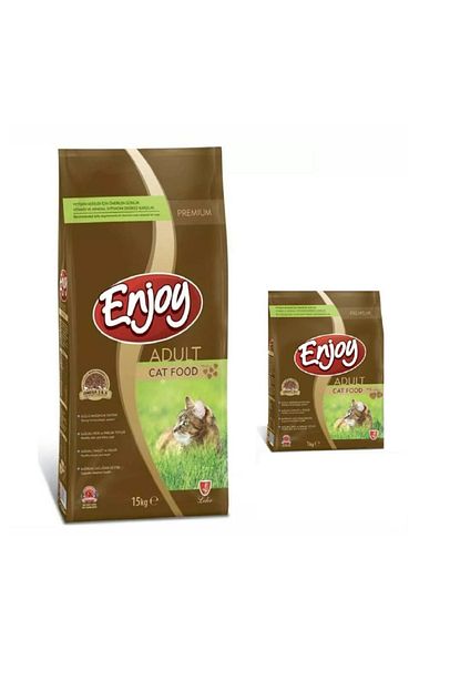 enjoy tavuk etli yetiskin kedi mamasi 15 kg 1 kg fiyati yorumlari trendyol