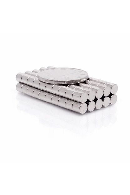 Miknatis Market 100 Adet 5x5 Mm Yuvarlak Guclu Neodyum Miknatis Cap 5 Mm Kalinlik 5 Mm Trendyol