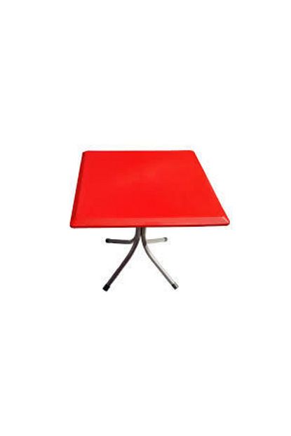 Murat Plastik Eminhome Metal Ayakli Masa Renkli 80x80 Trendyol