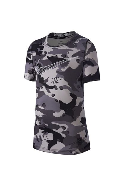 Nike Erkek Cocuk Gri B Np Top Ss Comp Aop Kamuflaj Tisort Bq9928 059 Trendyol