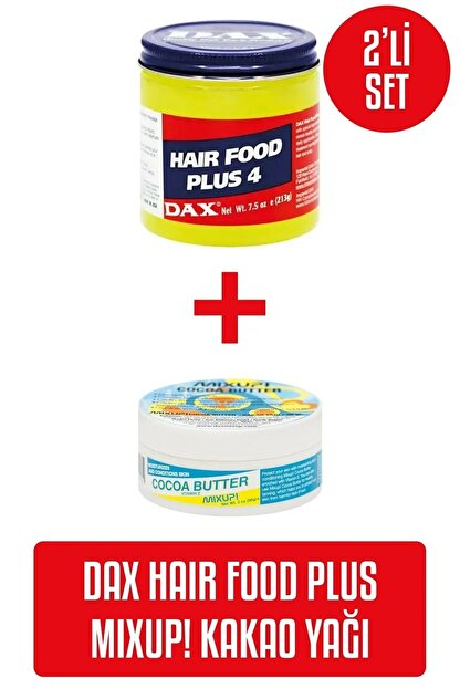 Dax Hair Food Plus 213 G X Mixup Kakao Yagi 56 G 2 Li Set Trendyol