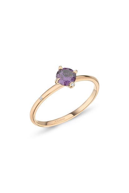 Altinbas Pirlanta Mor Topaz Yuzuk Trendyol