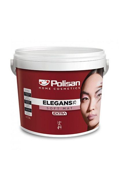 Polisan Elegans Extra Soft Mat Tum Renkler Ic Cephe Boyasi 2 5l Trendyol