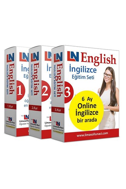 Limasollu Naci Ogretim Yayinlari Ln Ingilizce Egitim Setleri 3 Kur Bir Arada 6 Ay Online Ingilizce Kursu Trendyol