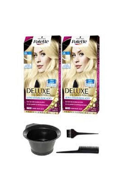Schwarzkopf Hair Mascara Palette Deluxe Ultra Yogun Renk Acici X 2 Sari Renk Aktiflestirici Ve Boyama Seti 50ml Trendyol