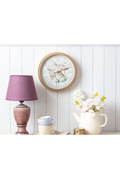 Madame Coco Gold Papillon Duvar Saati Trendyol