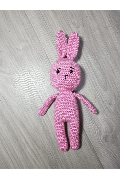 blonde store amigurimi pembe tavsan