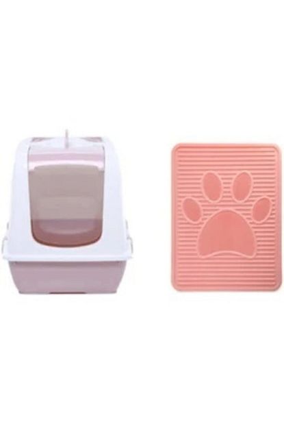 Gnd Kedi Tuvaleti Pembe Renkli 37 5 X 50 X 16 Cm Paspasi 51 5 X 42 5 Cm Trendyol