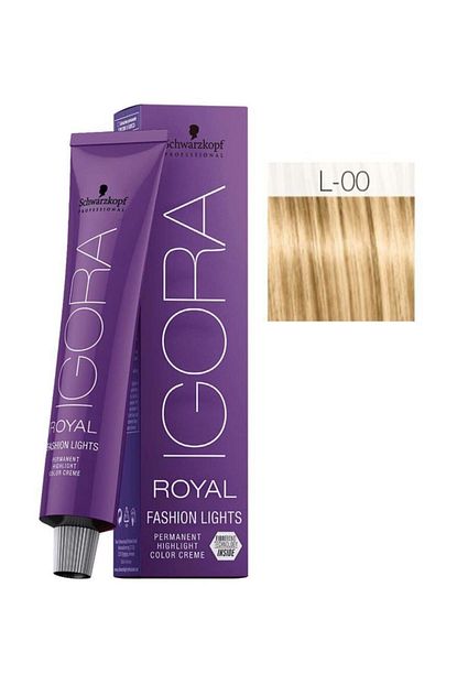 Schwarzkopf Hair Mascara Igora Royal Fashion Lights L 00 Yogun Dogal Oksidansiz Trendyol