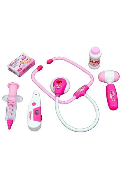 Kizilkaya Oyuncak Doktor Seti 6 Parca Isikli Sesli Pilli Pembe 8806a Trendyol