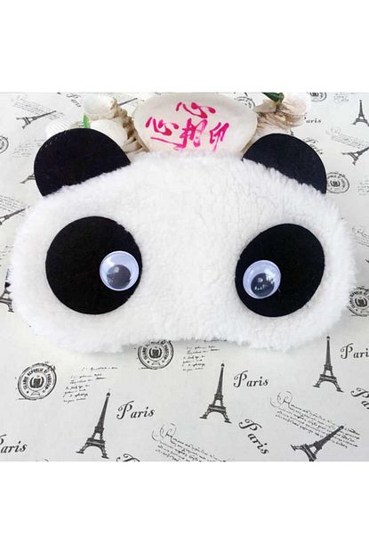 hormiga panda goz uyku bandi pelus lastikli uyku gozlugu goz maskesi fiyati yorumlari trendyol
