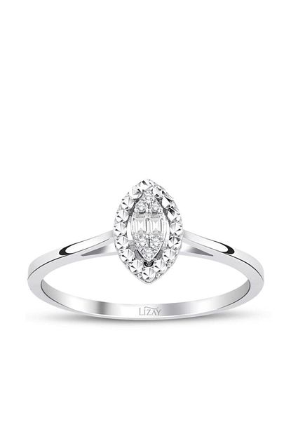 Lizay Pirlanta Kadin 0 05 Karat Pirlanta Baget Yuzuk Trendyol