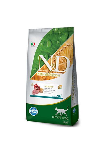 Farmina Nd Dusuk Tahilli Hindi Ve Narli Kisirlastirilmis Kedi Mamasi 10 Kg Trendyol