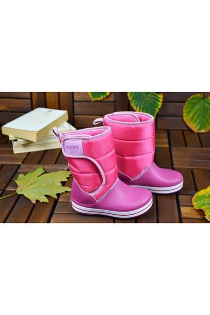 Lisansli Markalar Kiz Cocuk Pembe Kar Botu Trendyol