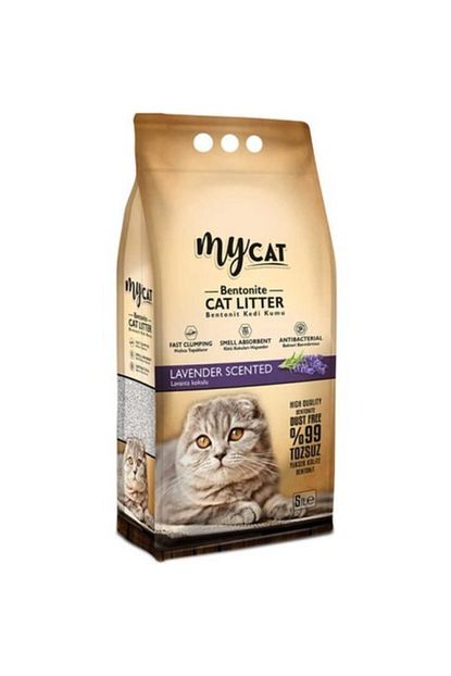 Cesitli Mycat 5 Lt Bentonit Kedi Kumu Lavanta Kokulu Kalin Tane Trendyol
