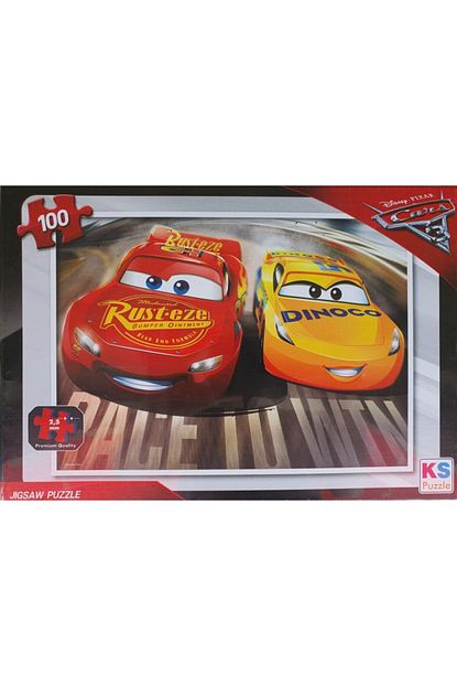 Ks Games Cocuk Disney Cars Arabalar Puzzle 100 Parca Lisansli Egitici Cocuk Puzzle Trendyol