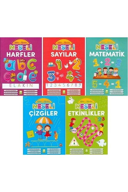 Ema Cocuk Neseli Etkinlikler Seti 5 Kitap 4 Yas Trendyol
