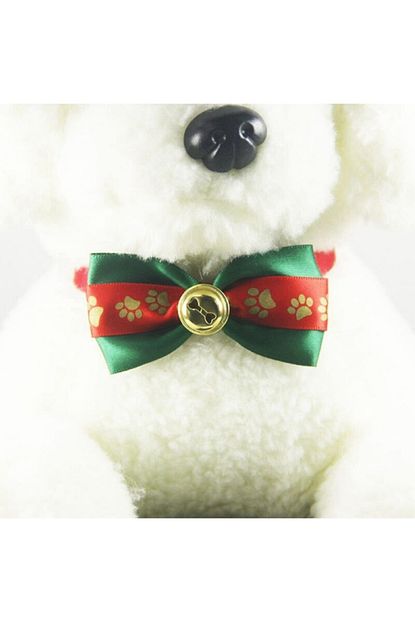 Specific Kedi Ve Minik Irk Kopek Christmas Papyon Tasma Noel Yilbasi Boyun Cevresi 20 34 Cm Trendyol