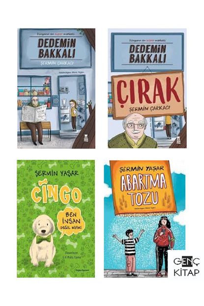 Taze Kitap Sermin Yasar 4 Kitap Set Dedemin Bakkali Cingo Abartma Tozu Trendyol