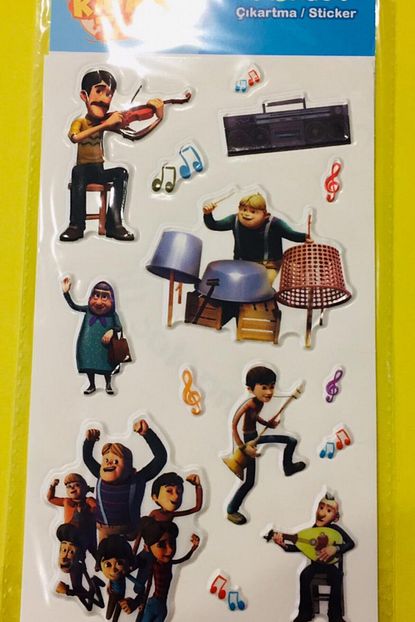adeland trt cocuk rafadan tayfa sticker buyuk boy 30x13 cm fiyati yorumlari trendyol