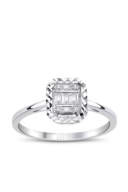Lizay Pirlanta 0 10 Karat Pirlanta Baget Yuzuk Trendyol