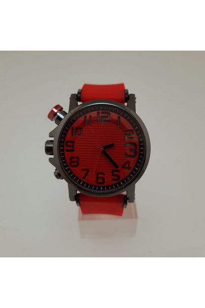 Black Point Spor Model Erkek Kol Saati 48mm Buyuk Kadran Siyah Metal Kasa Kirmizi Renk Japon Mekanizm Trendyol