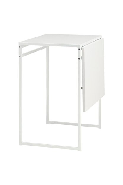Hopdiye Ikea Muddus Katlanabilir Yemek Masasi Beyaz 48 92x60 Cm Trendyol