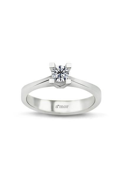 Amor Pirlanta 0 35 Karat Pirlanta Tektas Yuzuk Trendyol
