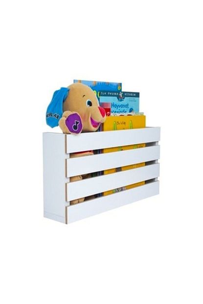 Eryatex Duvara Monte Cocuk Kitaplik Montessori Oyuncak Dolabi Saklama Kut Trendyol