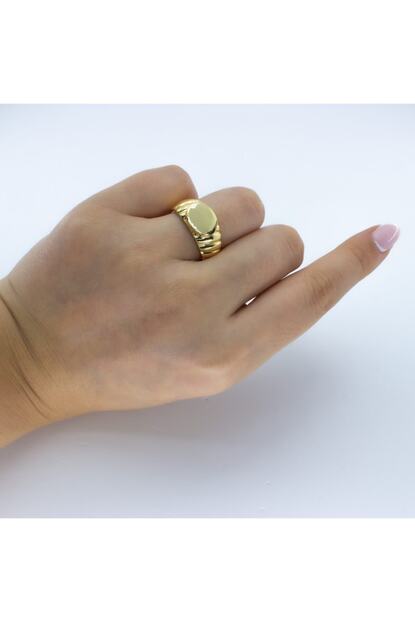 D Amore Atelier Altin Kaplama Vintage Burgu Yuzuk Trendyol