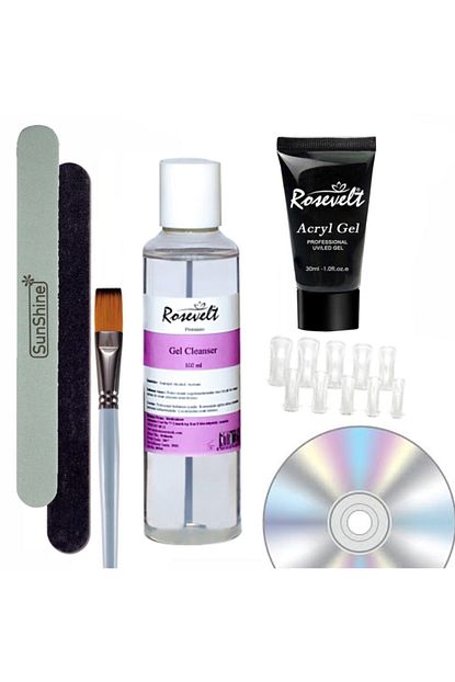 Rosevelt Mini Protez Tirnak Poly Gel Seti Fiyati Yorumlari Trendyol