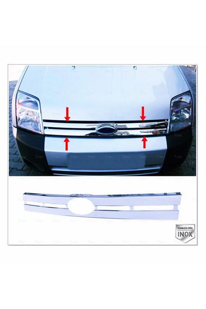 Fams Oto Aksesuar Ford Connect Krom On Panjur 1 Prc 2006 2009 P Celik Trendyol