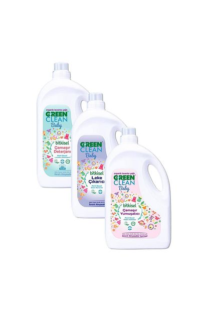 u green clean bebek camasir deterjani yumusatici leke cikarici 2750 ml fiyati yorumlari trendyol