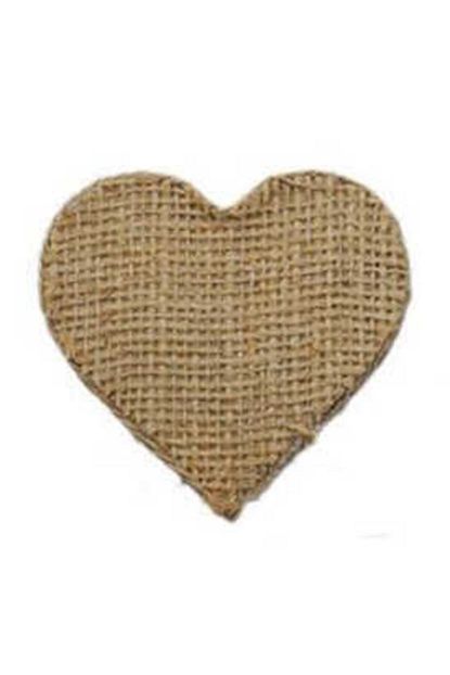 hasir naturel 8 cm kalp magnet