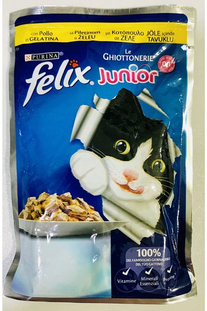 Felix Junior Tavuklu 100 Gr 10 X Adet Yavru Kedi Konservesi 0 1 Yas Trendyol