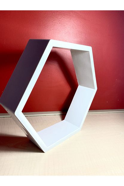 Jdesign Plastik 6 Gen 6 Parca Renkli Dekoratif Raf Beyaz Trendyol