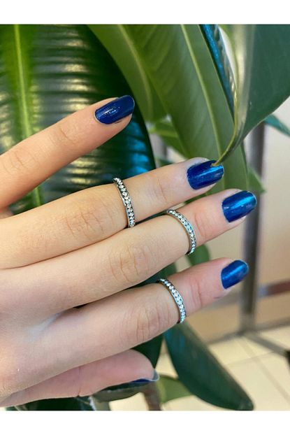 Biju Boutique 3 Lu Tasli Eklem Yuzugu Trendyol