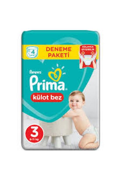 prima kulot bebek bezi 3 beden midi 4 lu deneme paketi x 10 paket fiyati yorumlari trendyol